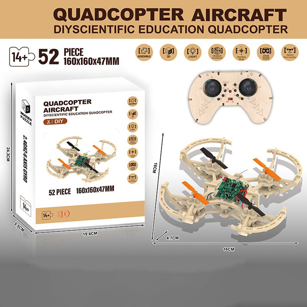 RC Houten Drones Modelbouwset  - Drone Kit Octocopter recensie en prijs